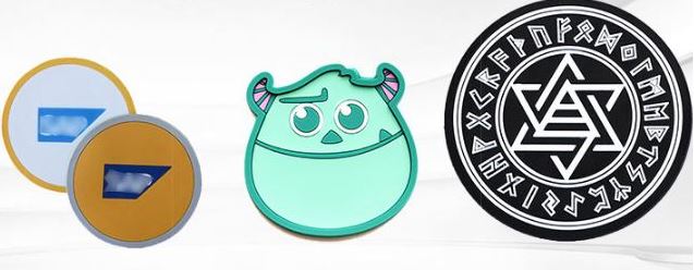 pvc drink coaster