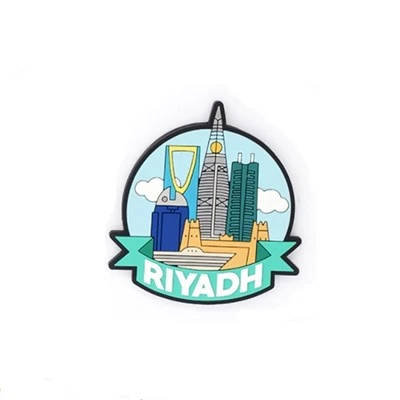 Anpassad souvenir mjuk PVC -gummikylmagneter