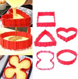 Tårtform i silikon Magic Nonstick Bake Ormar