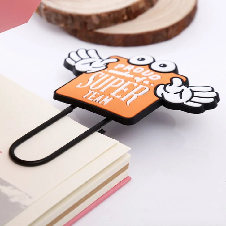 Directly Factory Custom Fancy Soft Pvc 2d/3d Cartoon Bookmark
