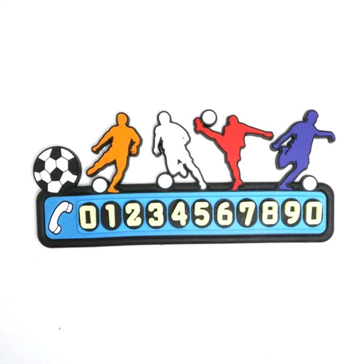 PVC NBA Basketball Figure Temporary Parking Cards