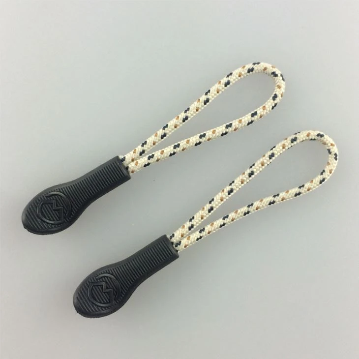 PVC Tabs Cord Zip Slider For Backpack