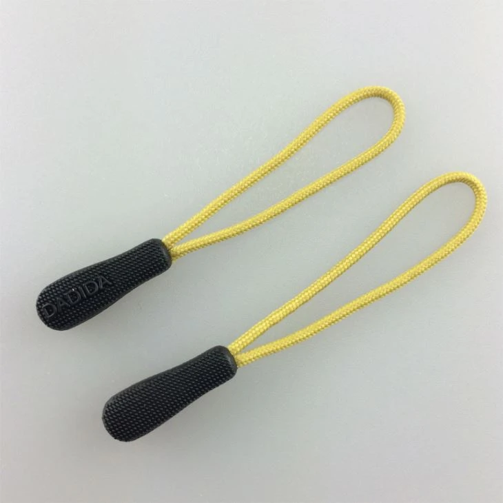 PVC Tabs Cord Zip Slider For Backpack