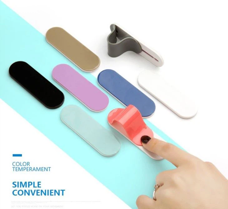 Silicone Phone Bracket Stand Finger Ring Sliding Pop Grip