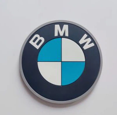 Bilmärke 2d 3d PVC kaffemaskinunderlägg