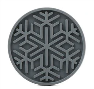 Snowflake Silikon Drink Coaster Hem Halkfri Isolering Pad